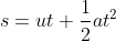 acceleration formula 3